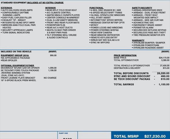 2016 Ford Fusion SE