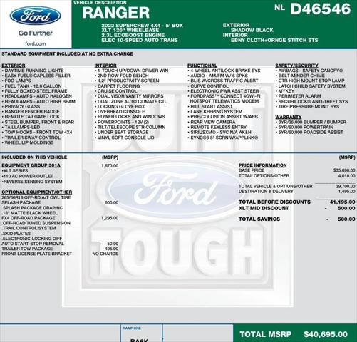 2022 Ford Ranger XLT