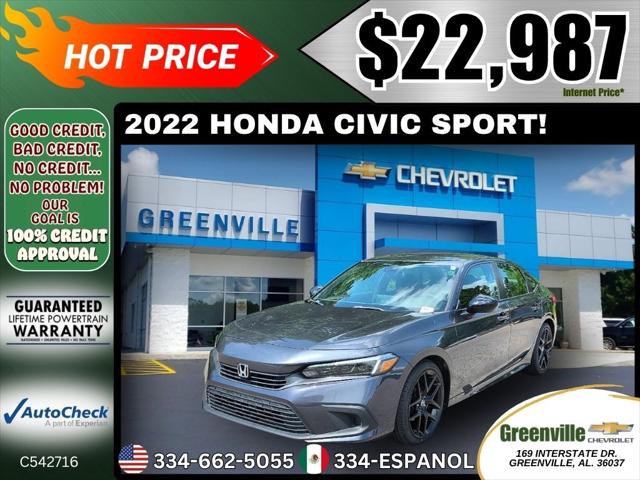 2022 Honda Civic Sport Sedan