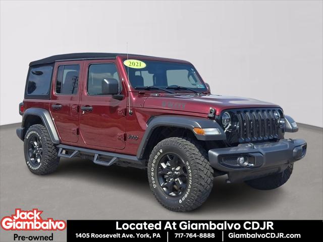 2021 Jeep Wrangler Unlimited Willys 4x4 2021 Jeep Wrangler Unlimited Willys 4x4