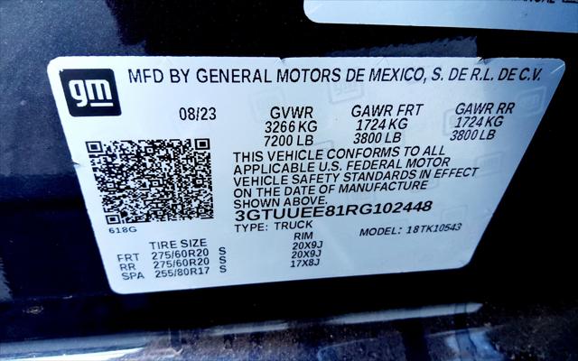2024 GMC Sierra 1500 4WD Crew Cab Short Box AT4