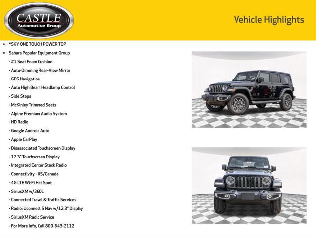2025 Jeep Wrangler WRANGLER 4-DOOR SAHARA