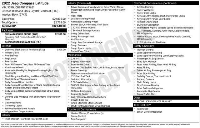 2022 Jeep Compass Latitude FWD