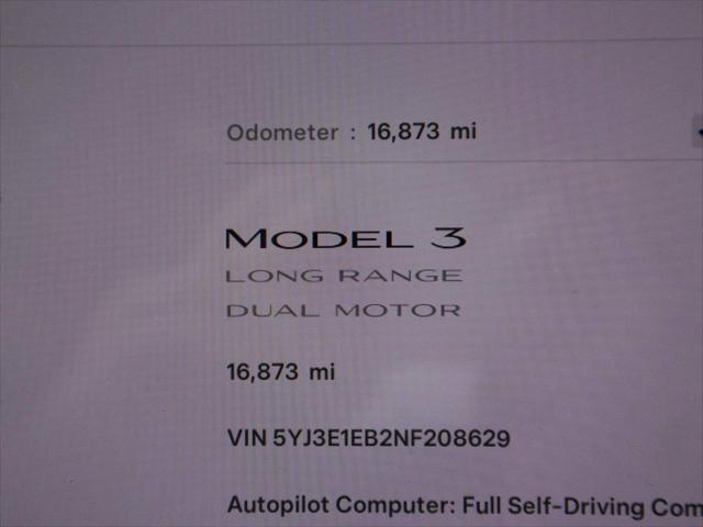 2022 Tesla Model 3 Long Range Dual Motor All-Wheel Drive
