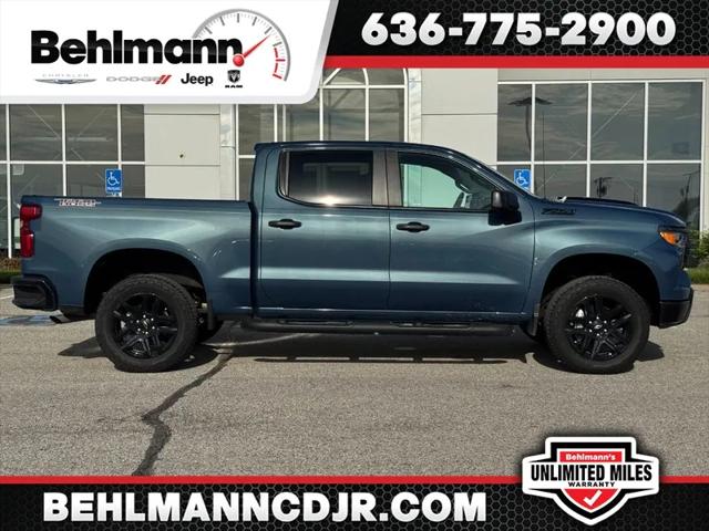 2024 Chevrolet Silverado 1500 4WD Crew Cab Short Bed Custom Trail Boss