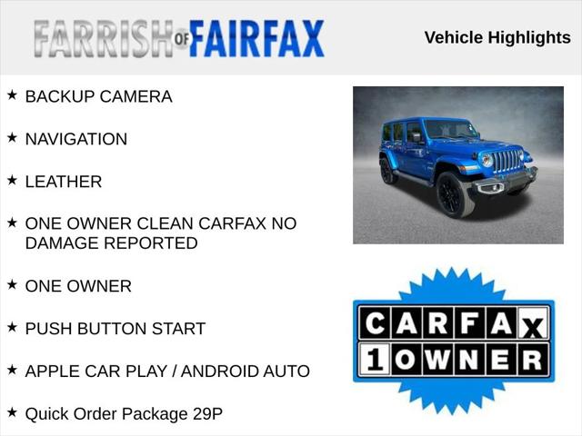 2022 Jeep Wrangler 4xe Unlimited Sahara 4x4