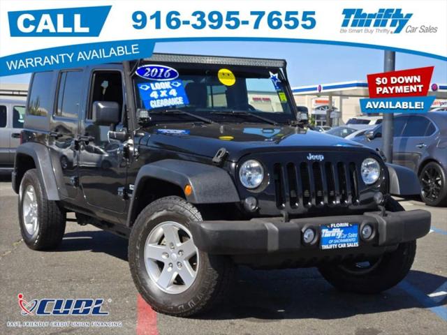 2016 Jeep Wrangler Unlimited Sport for sale in Sacramento, CA