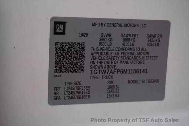 2021 GMC Savana Cargo RWD 2500 Regular Wheelbase Work Van