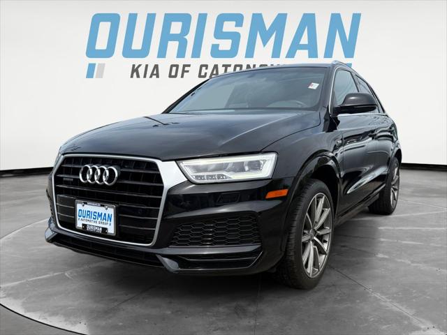 Used 2018 Audi Q3 Premium Plus with VIN WA1JCCFS8JR025421 for sale in Baltimore, MD