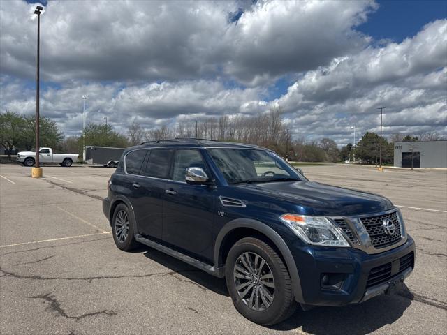 Used 2018 Nissan Armada Platinum with VIN JN8AY2NC5J9556365 for sale in Waterford, MI