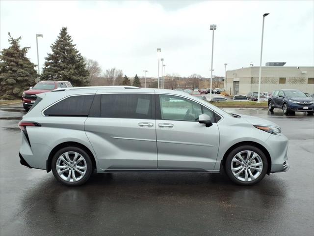 Used 2024 Toyota Sienna Platinum with VIN 5TDERKEC6RS217749 for sale in Burnsville, Minnesota
