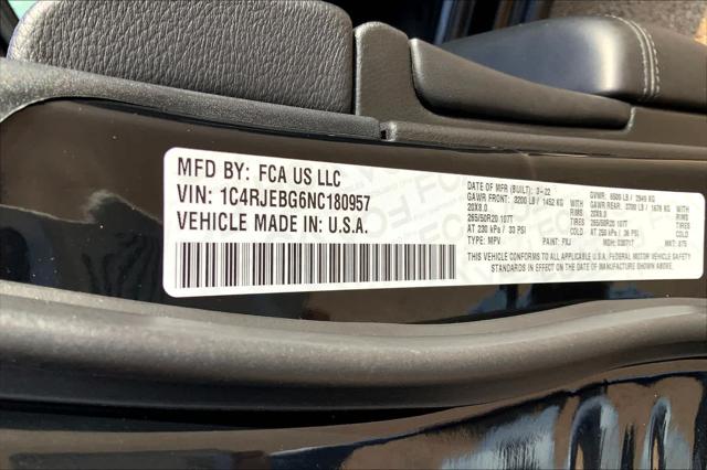 Used 2022 Jeep Grand Cherokee WK For Sale in Lubbock, TX