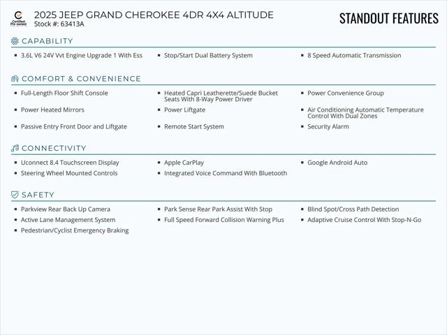 2025 Jeep Grand Cherokee Altitude 4x4