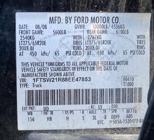 Used 2008 Ford Super Duty F-250 Srw For Sale in Pikeville, KY