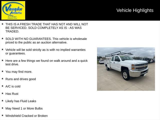 2016 Chevrolet Silverado 2500HD WT