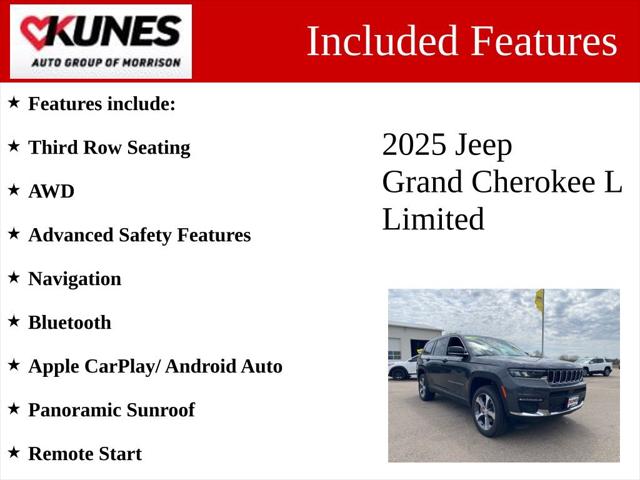 2025 Jeep Grand Cherokee GRAND CHEROKEE L LIMITED 4X4