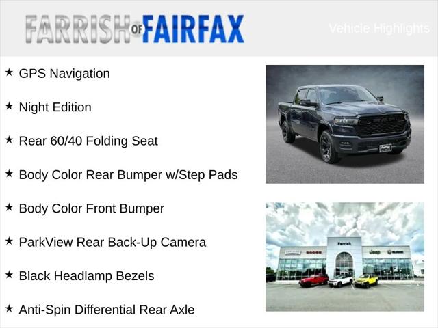 2025 RAM Ram 1500 RAM 1500 BIG HORN CREW CAB 4X4 57 BOX