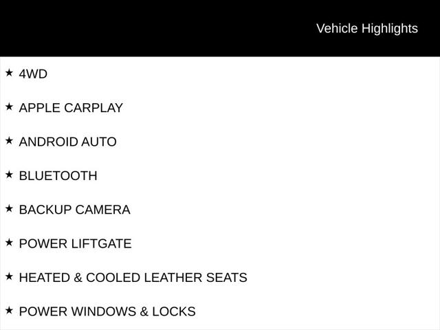 2025 Jeep Grand Cherokee GRAND CHEROKEE OVERLAND 4X4