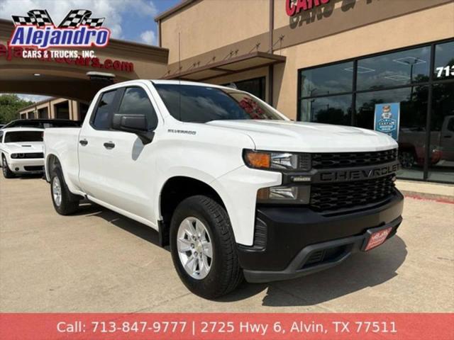 2020 Chevrolet Silverado 1500 2WD Double Cab Standard Bed WT for sale in Houston, TX