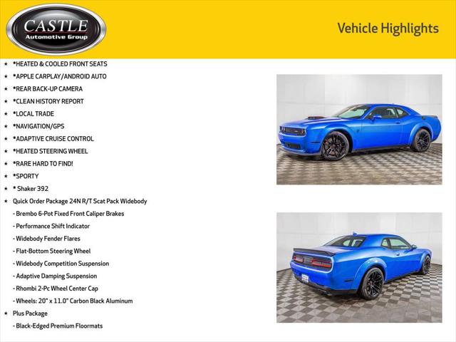 2023 Dodge Challenger R/T Scat Pack Widebody