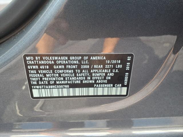 2017 Volkswagen Passat 1.8T SE