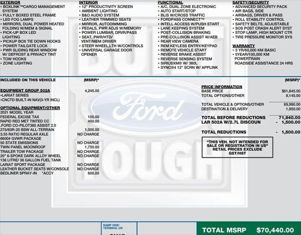 2021 Ford F-150 LARIAT