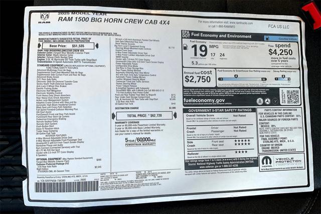New 2025 RAM 1500 For Sale in Millington, TN