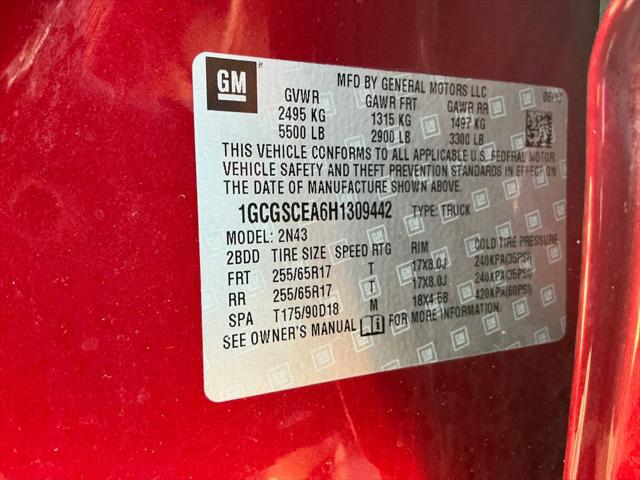 Used 2017 Chevrolet Colorado For Sale in Muscle Shoals, AL