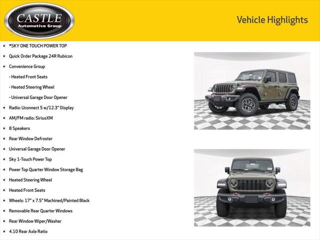 2025 Jeep Wrangler WRANGLER 4-DOOR RUBICON