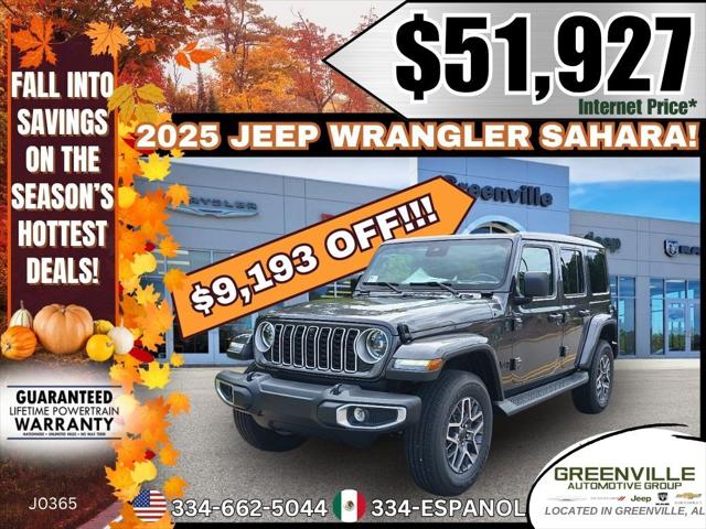 2025 Jeep Wrangler WRANGLER 4-DOOR SAHARA 2025 Jeep Wrangler WRANGLER 4-DOOR SAHARA