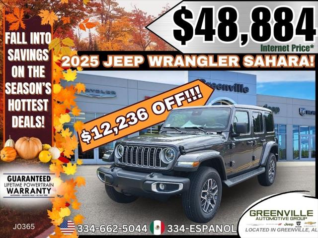 2025 Jeep Wrangler WRANGLER 4-DOOR SAHARA 2025 Jeep Wrangler WRANGLER 4-DOOR SAHARA