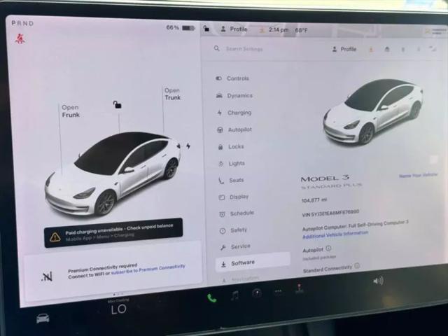2021 Tesla Model 3 Standard Range Plus Rear-Wheel Drive
