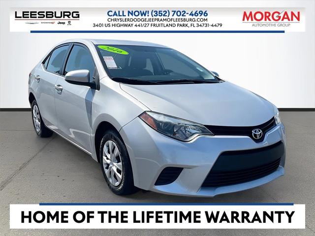 2016 Toyota Corolla LE