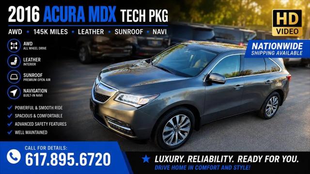 2016 Acura MDX Technology & AcuraWatch Plus Packages for sale in Stow, MA