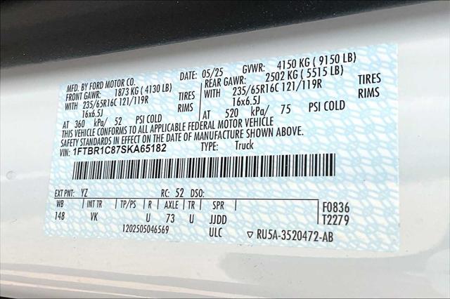 New 2025 Ford Transit-250 Cargo Van For Sale in Lubbock, TX
