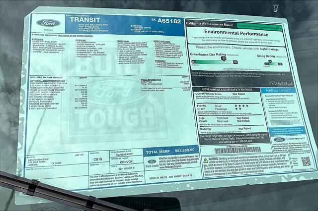 New 2025 Ford Transit-250 Cargo Van For Sale in Lubbock, TX