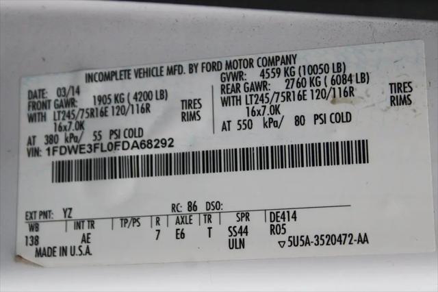 2014 Ford E-350 Cutaway E-350