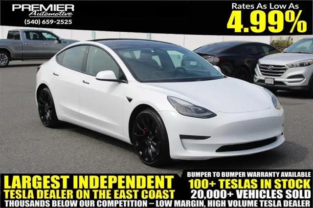 2022 Tesla Model 3 Performance Dual Motor All-Wheel Drive for sale in Dumfries, VA