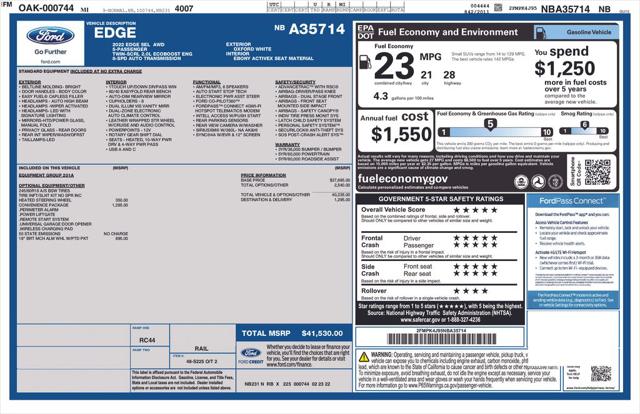 2022 Ford Edge SEL