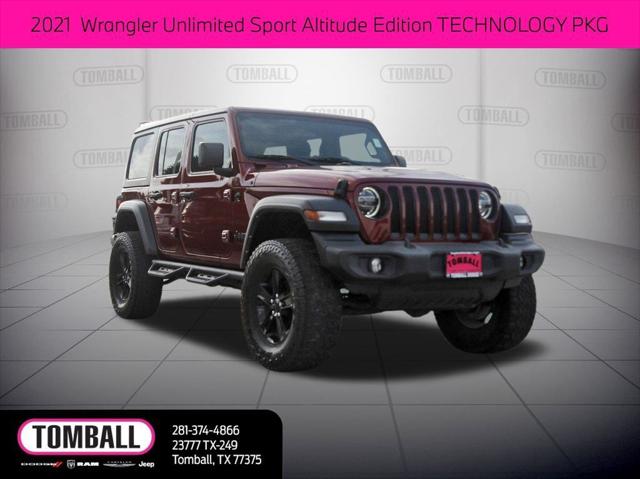 2021 Jeep Wrangler Unlimited Sport Altitude 4x4