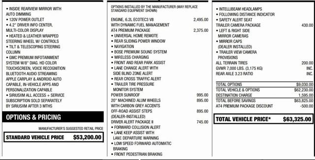 2019 GMC Sierra 1500 AT4