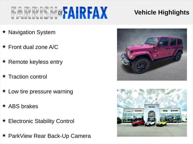 2021 Jeep Wrangler 4xe Unlimited Sahara 4x4