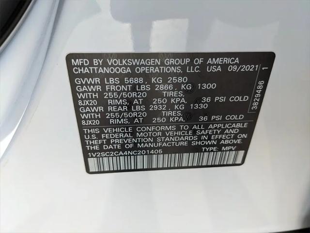 2022 Volkswagen Atlas Cross Sport 2.0T SEL R-Line