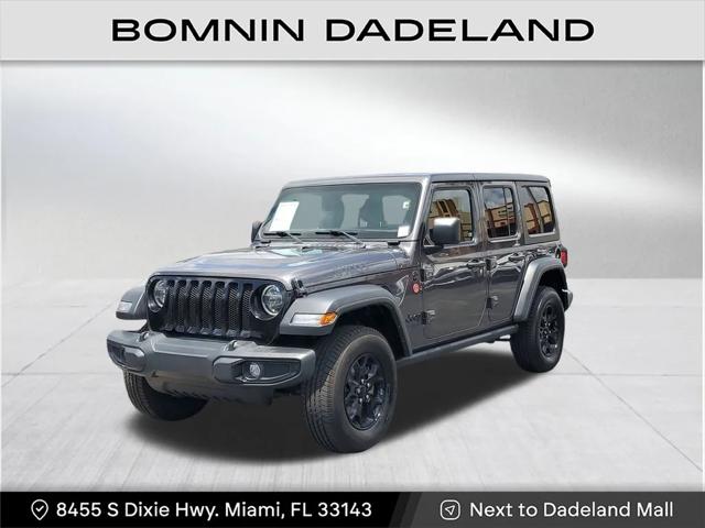 2021 Jeep Wrangler Unlimited Willys 4x4 2021 Jeep Wrangler Unlimited Willys 4x4