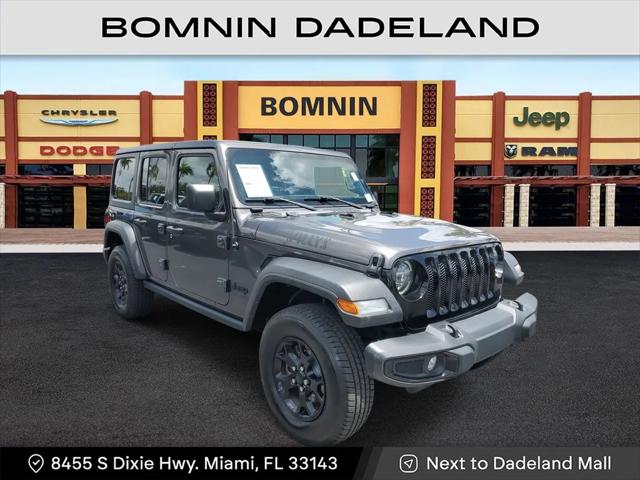 2021 Jeep Wrangler Unlimited Willys 4x4 2021 Jeep Wrangler Unlimited Willys 4x4