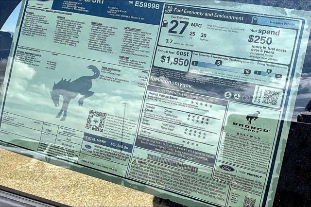 New 2025 Ford Bronco Sport For Sale in Lubbock, TX