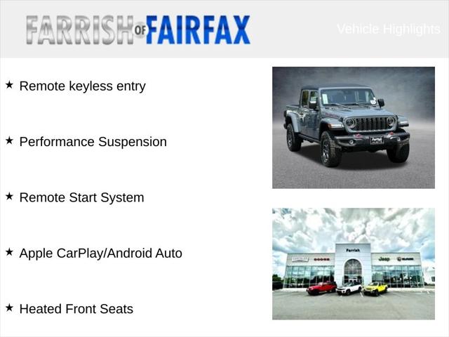 2025 Jeep Gladiator GLADIATOR RUBICON 4X4
