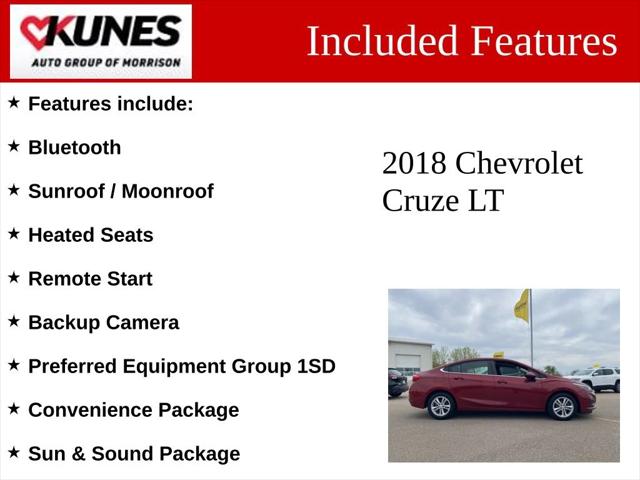 2018 Chevrolet Cruze LT Auto
