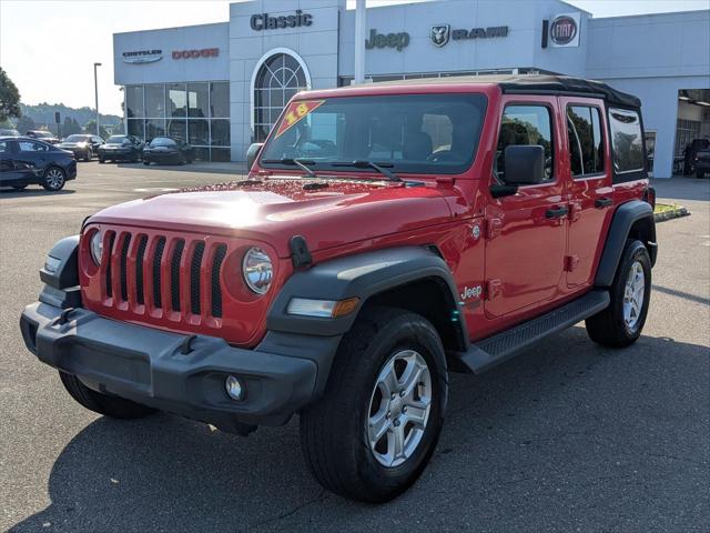 2018 Jeep Wrangler Unlimited Sport S 4x4 2018 Jeep Wrangler Unlimited Sport S 4x4