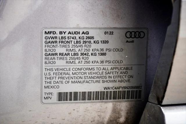 2022 Audi SQ5 Prestige TFSI quattro Tiptronic